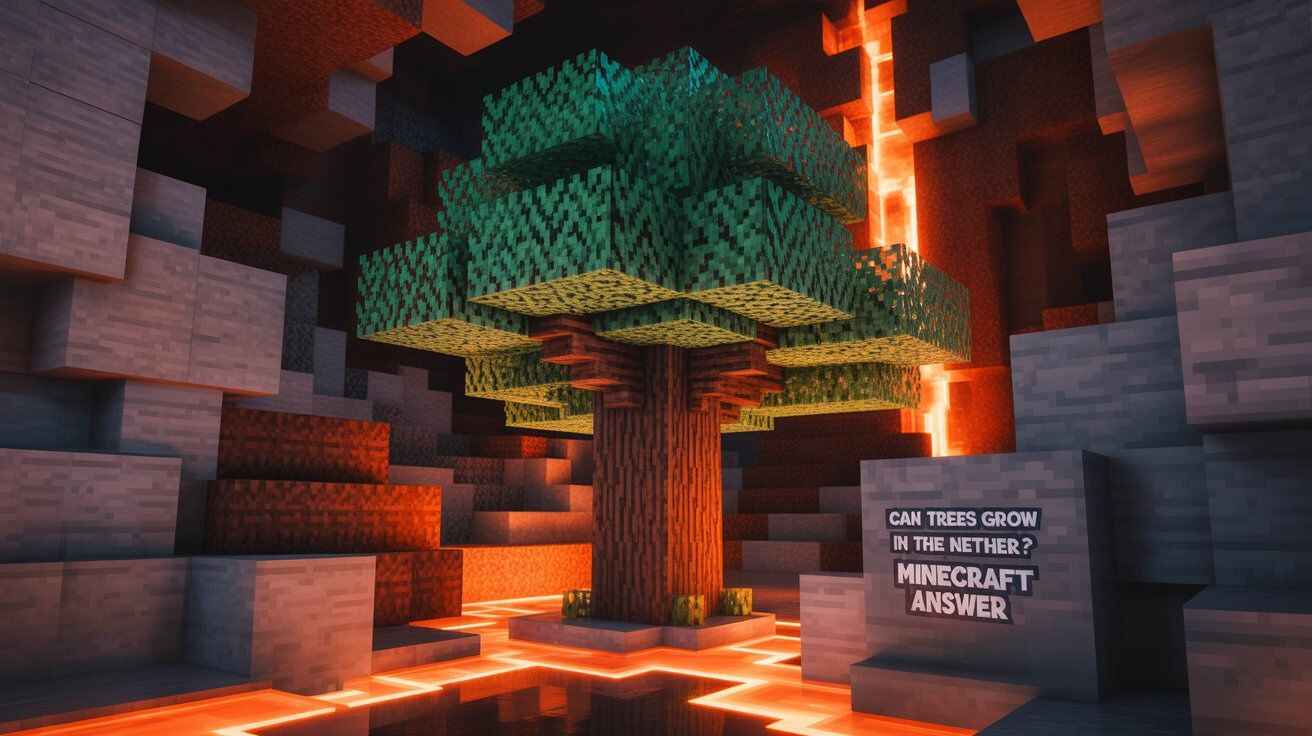 Can Trees Grow in the Nether? Minecraft Answer